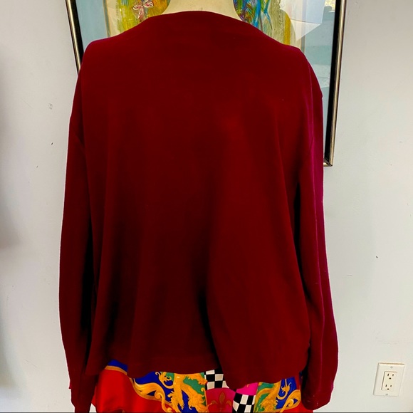 Burgundy Cardigan - Picture 3 of 4
